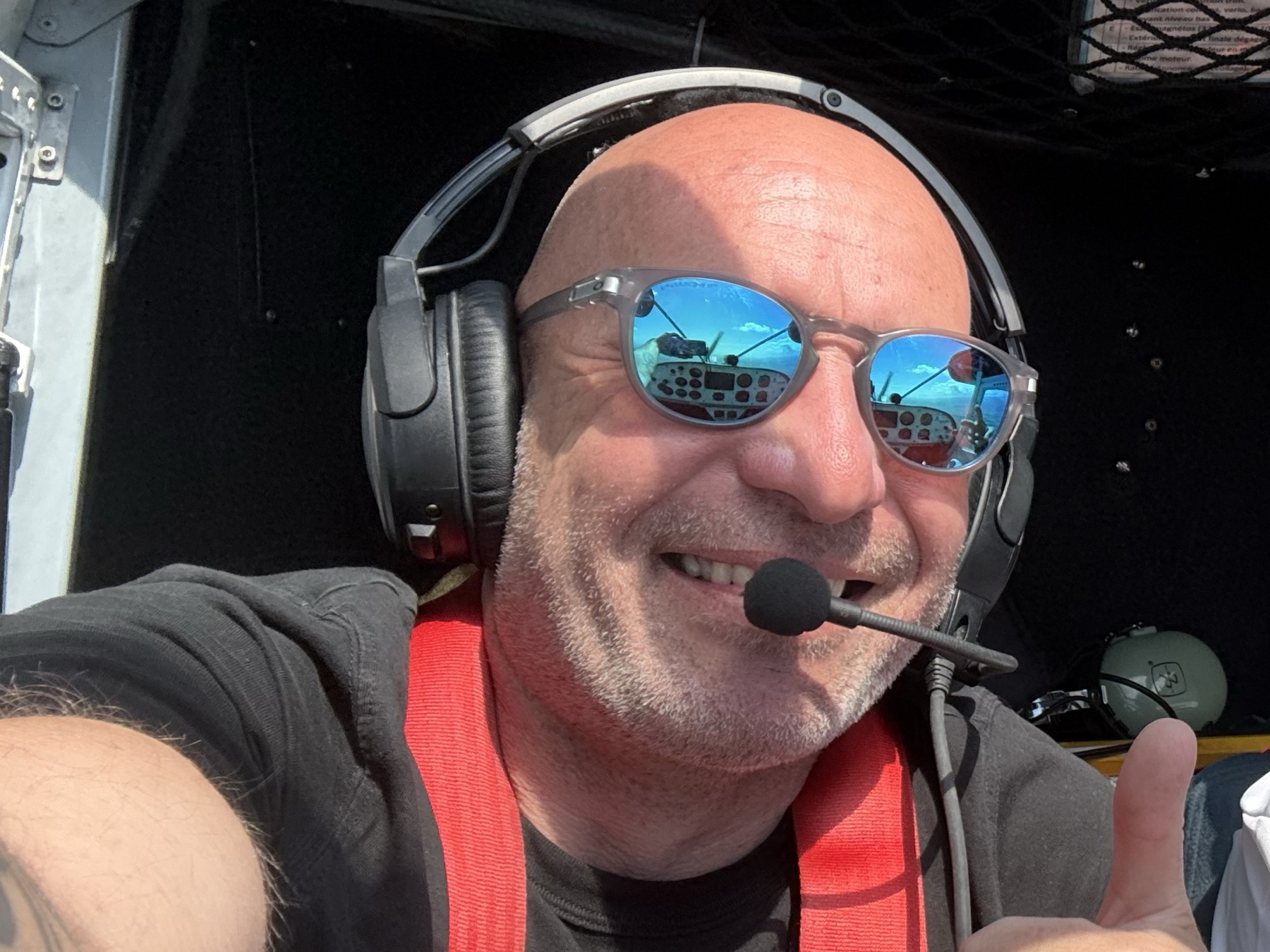 Nicolas Plaisier, votre instructeur Altitude26, à bord d’un ULM